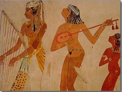 音楽は魂の薬だった古代エジプトと音叉ヒーリングのイメージ図