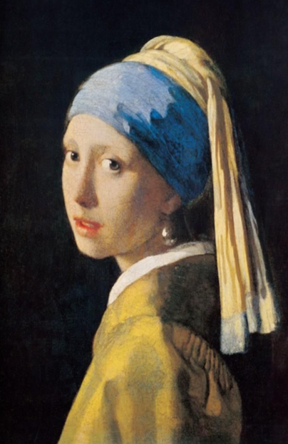 Jan Vermeer, "La ragazza con l'orecchino di perla", Olio su tela, 1665-1666, Mauritshuis (L’Aia)