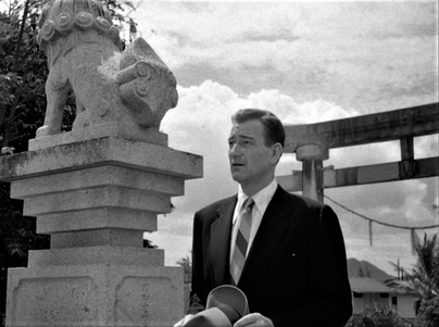 John Wayne, producer and star of "Big Jim McLain", utilized Honolulu's Shingon Mission as a movie location. 