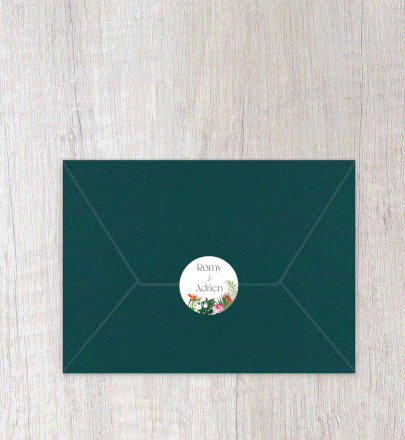 Faire-part mariage gif animé-faire-part mariage virtuel- faire part mariage digital-numérique animé-électronique-vidéo-à envoyer via les réseaux sociaux-whatsapp-facebook-messenger-mms-tropical-exotique-palmier-oiseauparadis-guirlande-ibiscus