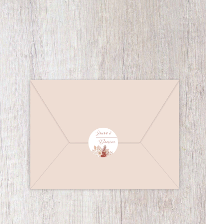 Faire-part mariage gif animé-faire-part mariage virtuel- faire part mariage digital-numérique animé-électronique-vidéo-à envoyer via les réseaux sociaux-whatsapp-facebook-messenger-mms--fleurs séchées-pampas-pivoine-rose-bohème-terracotta