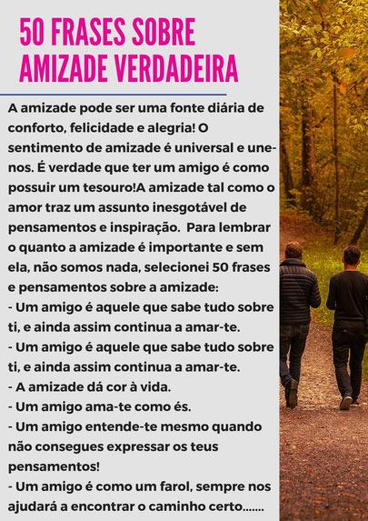 50 Frases Sobre Amizade Verdadeira Portugueses Felizes