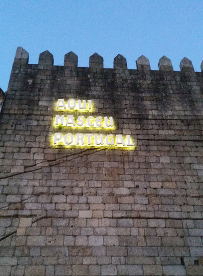 Portugal Guimaraes Aqui nasceu Portugal