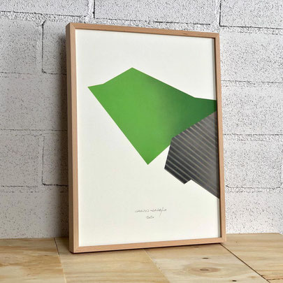 La forma imaginada, 108.  2020.  Acrílico, collage y grafito sobre papel.  42x29,7 cm