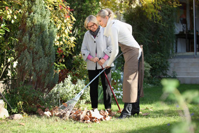 Hilfe bei der Gartenarbeit