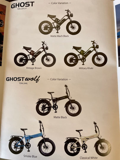 CYCOO GHOST 電動アシスト自転車 カラーバリエーション