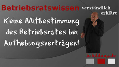 Aufhebungsvertrag