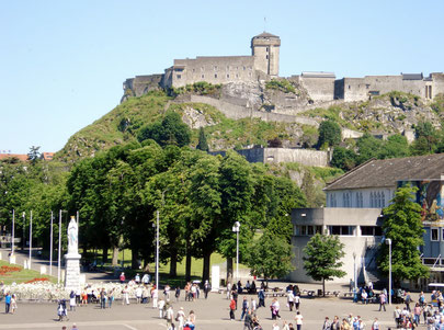 The fortified castle of Lourdes