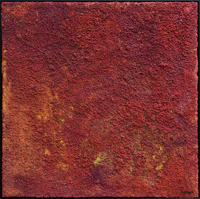 "Lava" 2016 Acryltechnik auf Leinwand 100 x 100 cm (gerahmt) //sold//