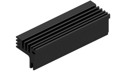 SK-574-100-SA Fischer Elektronik 押出成形ヒートシンク クリップ固定用