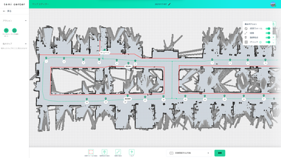 temi center（マップエディター画面）