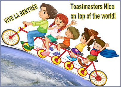 Toastmasters Nice On Top of the World
