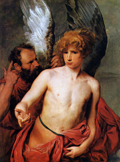 “Dedalo e Icaro”- Óleo de Van Dyck (1630).