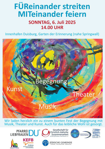Plakat Fest der Begegnung