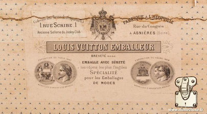 Boutique Louis Vuitton 1871 rue du scribe malle ancienne