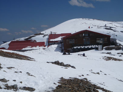 蝶ヶ岳　雪山　登山　ツアー　