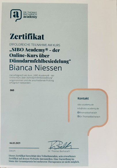 Dünndarmfehlbesiedelung Reizdarm