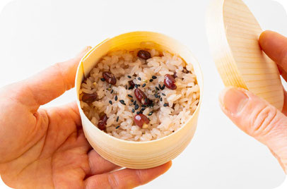ミニわっぱお赤飯