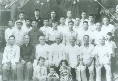 Gruppenbild aus dem Jahr 1953 mit Chen Fake, Hu Yaozehn und Feng Zhiqiang