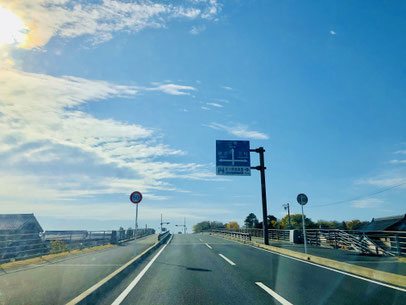 各務原大橋を渡ってすぐ