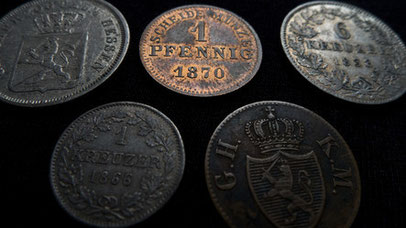 Einige Kleinmünzen aus Hessen-Darmstadt