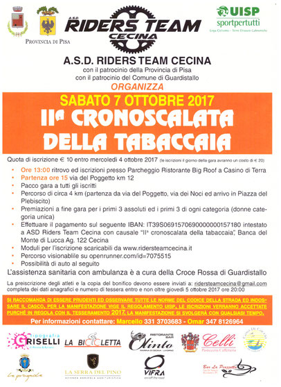 II^ cronoscalata della tabaccaia 2017