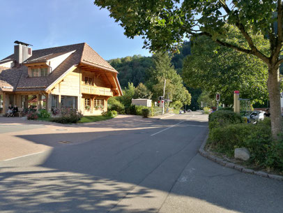 Rezeption des Campingplatzes Münstertal