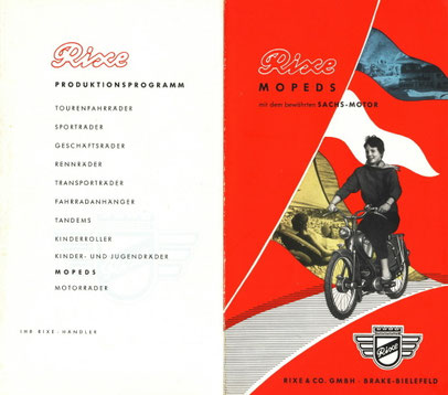 Original Cover Rixe Produktionsprogramm