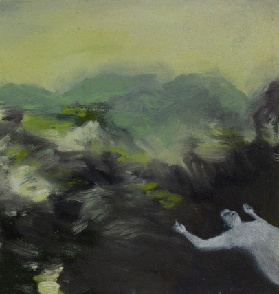 Beginning 36x34cm 2004 oil on canvas 