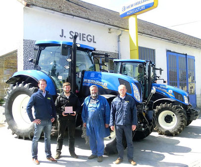 Unsere Top Parter Auszeichung von New Holland 