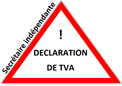  Déclaration de TVA  secrétaire indépendante, secrétaire freelance