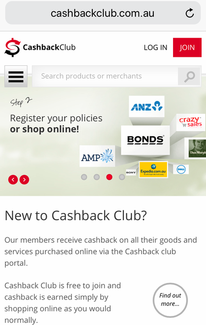 cash back club, Australian cash back, rewards, referral program, save money, buy and save, money back,