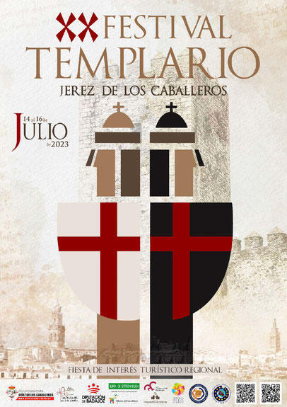 Cartel y programa del Festival Templario de Jerez de los Caballeros