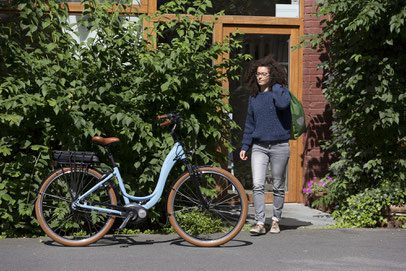 Das Fahrgefühl mit City e-Bikes bei einer Probefahrt testen