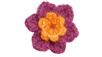 Cómo tejer una flor ondulada a crochet