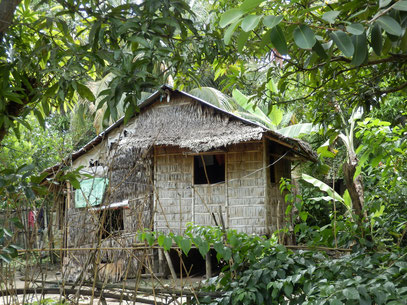 ein traditionelles Bahay Kubo