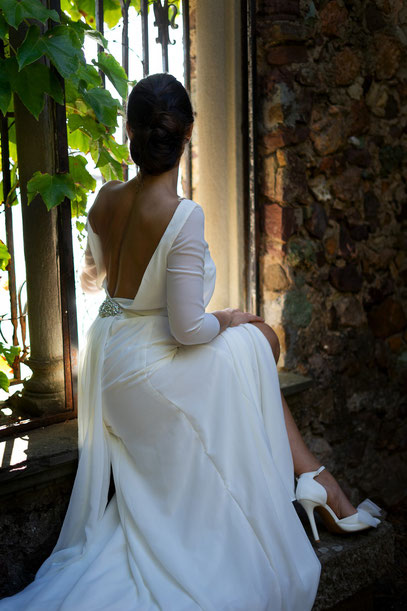 Robe de mariée bohème chic