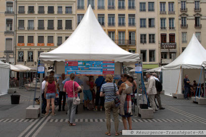 Le stand de la Fondation Centaure