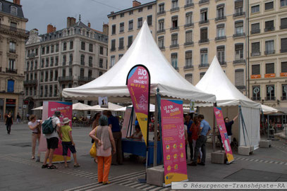 Le stand de l'Adot.