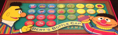 Bernie + Erts bottle cap game :-)