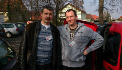 Or easy trade directly from car, here after trade with Sergey Pavlov in Hirschaid 2014.