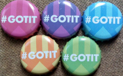 5 Supermalt Carneval bottle caps set UK 2015.