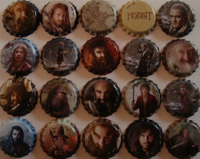 20 Karamalz Hobbit 2 Smaugs Einöde 11-2013 (8.set). Scan shows unused set, but is only in used condition for trade.