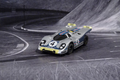 Faller AMS AURORA AFX Porsche 917k Martini