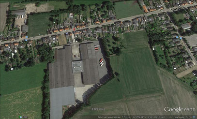 luchtfoto crossterrein  en pits