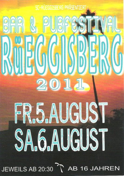 Rüeggisberg Bar + Pubfestival 2011, DJ Aspen, DJ Kai, 5+6 August 2011