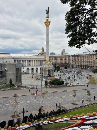 Unabhängigkeitsdenkmal auf dem Maidan