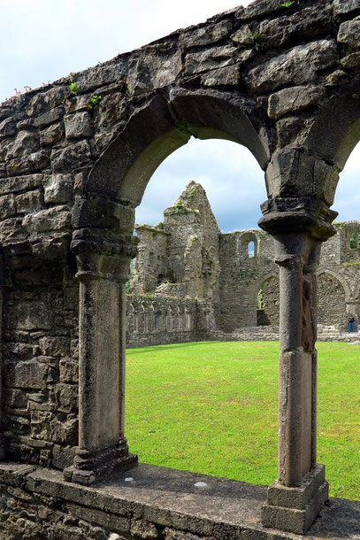 Kreuzgang von Jerpoint Abbey, 1180 gegründet