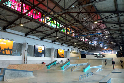 Skatehalle Berlin Friedrichshain, RAW-Gelände, 70 000 qm