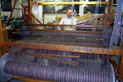 Avoca Handweavers, gegründet 1723. Handwebstuhl